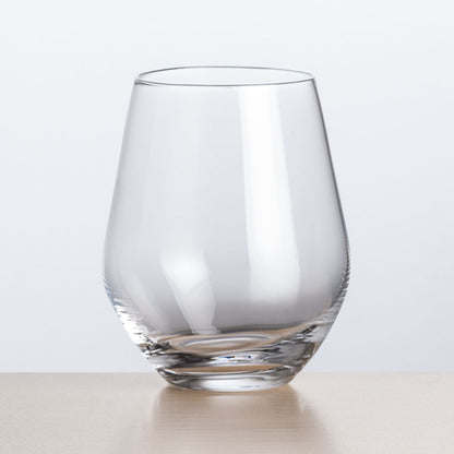 Reina Stemless Wine - 11.5oz/16.5oz - Deep Etch