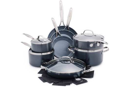 GreenPan Valencia Pro Ceramic Non-Stick 11-Piece Cookware Set