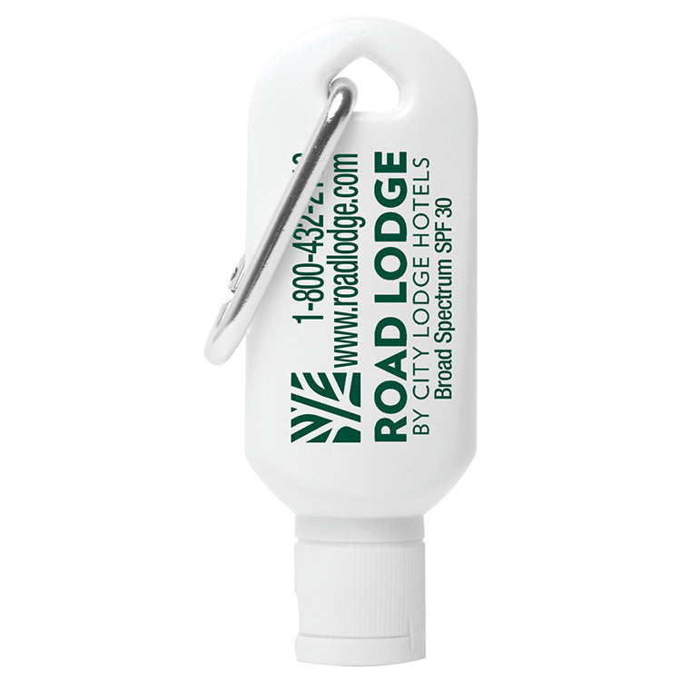 2.0 oz Broad Spectrum SPF 30 Sunscreen Lotion in Carabiner Bottle (Spot Color)