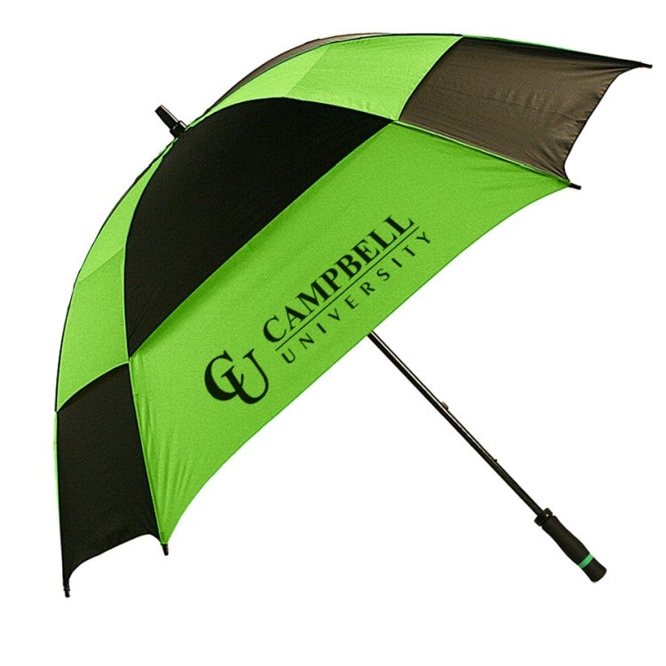 Lime Green/Black Square Golf Umbrella