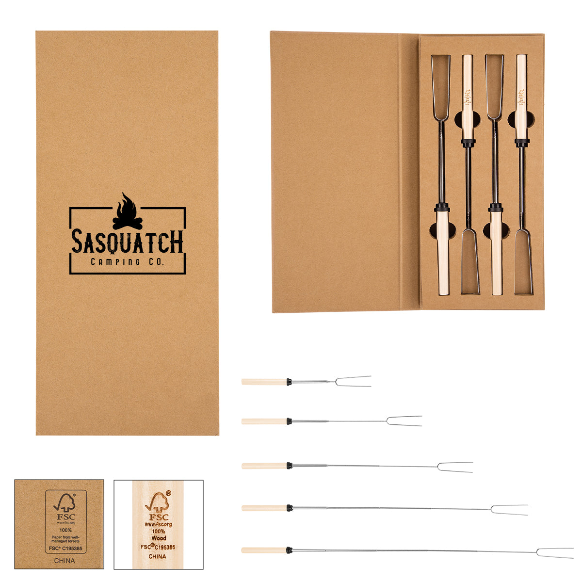 Hot Dogs 7 S'Mores Skewer Set