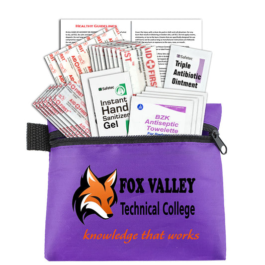 “Altair” 26 Piece First Aid Kit in Zipper Pouch