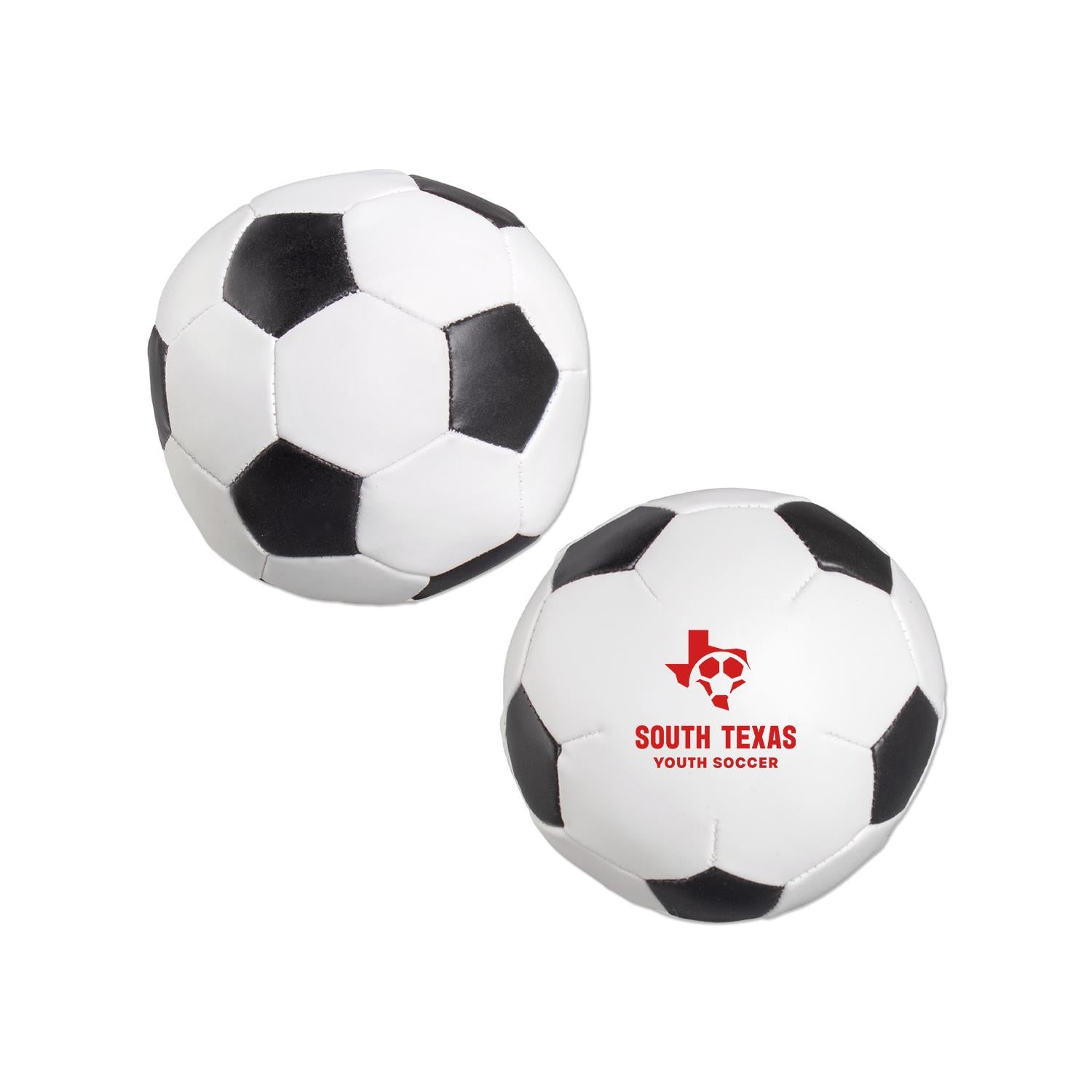 White/Black Stuffed Vinyl Soccer Ball