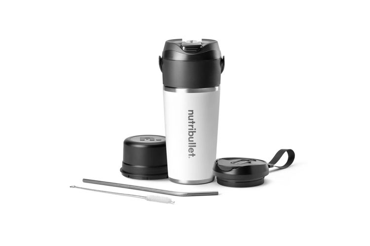NutriBullet Flip Insulated Portable Blender - White