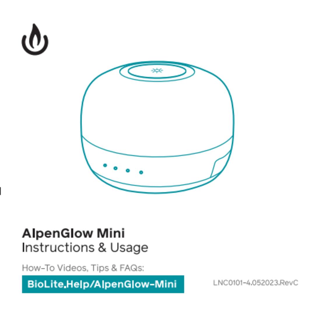 Gray BioLite AlpenGlow Mini 150