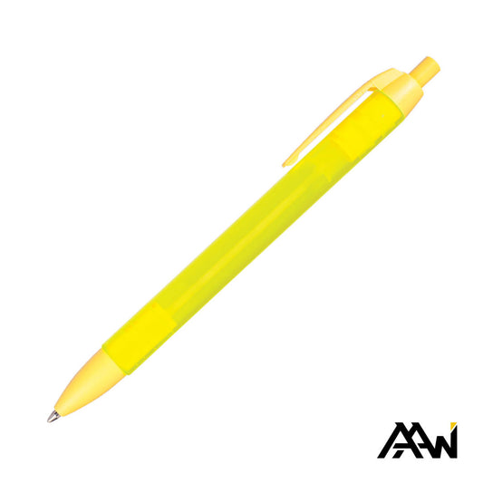 Widebody Pen w/Translucent Barrel - Matte Colored Accent