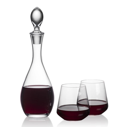 Malvern Decanter & Cannes Stemless Wine