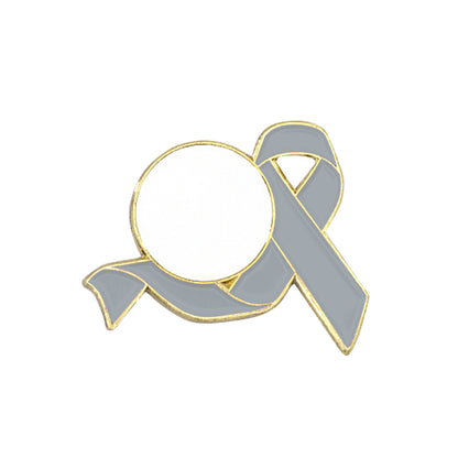 Awareness Ribbon Lapel Pins w/ Custom Logo
