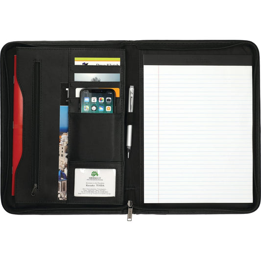 FSC® Mix Executive DuraHyde Zippered Padfolio