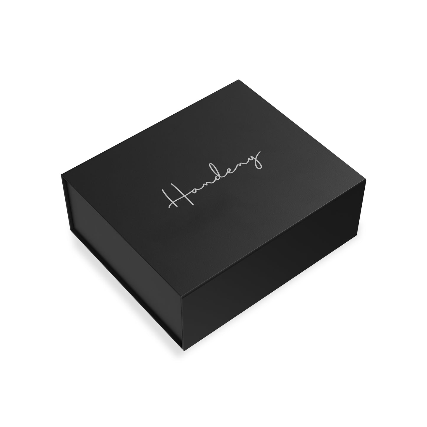 Medium matte black magnetic gift box