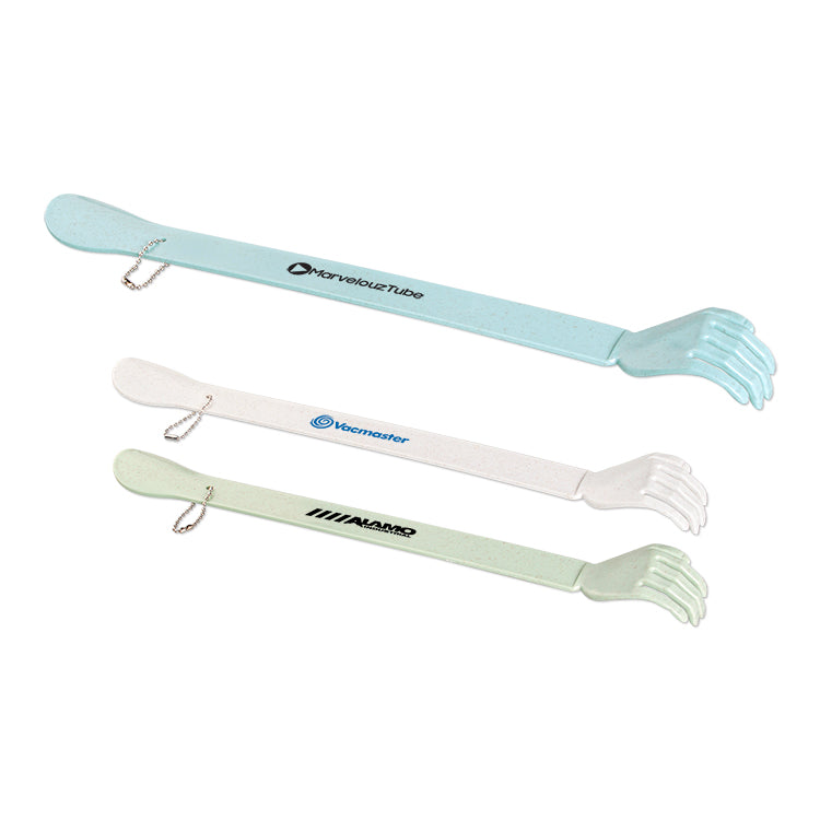 Blue Wheat Backscratcher w/ Shoehorn & Chain