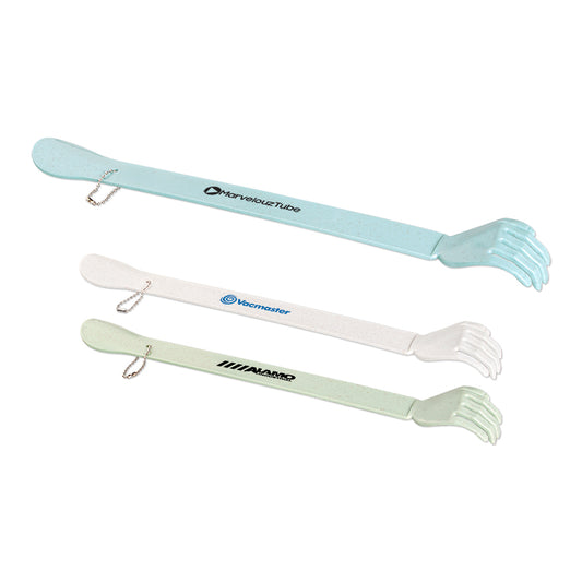Blue Wheat Backscratcher w/ Shoehorn & Chain