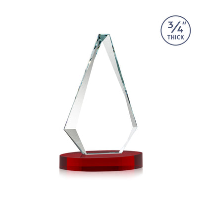 Windsor VividPrint™ Award on Alberton Base - Red