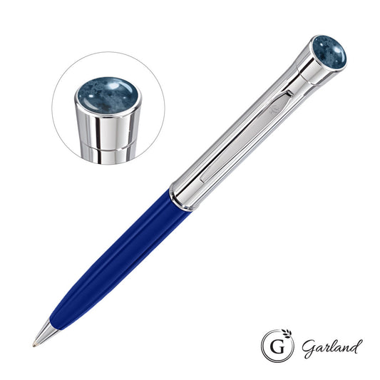 Garland® Monogram Aura Twist Ballpoint Pen - Chrome