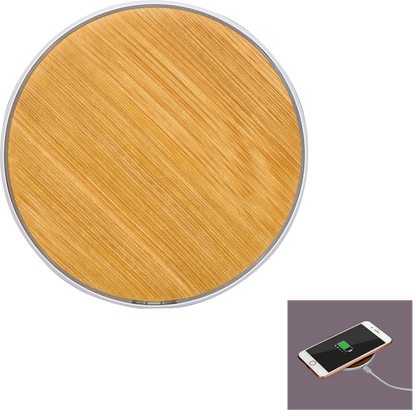Bamboo Print Wireless Charger