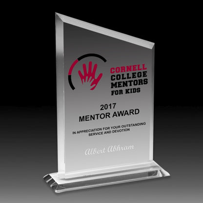 Laser Engraved Billboard Award (5 1/2"x 8 3/4"x 3/8")