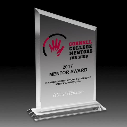 Screen Printed Billboard Award (5 1/2"x 8 3/4"x 3/8")