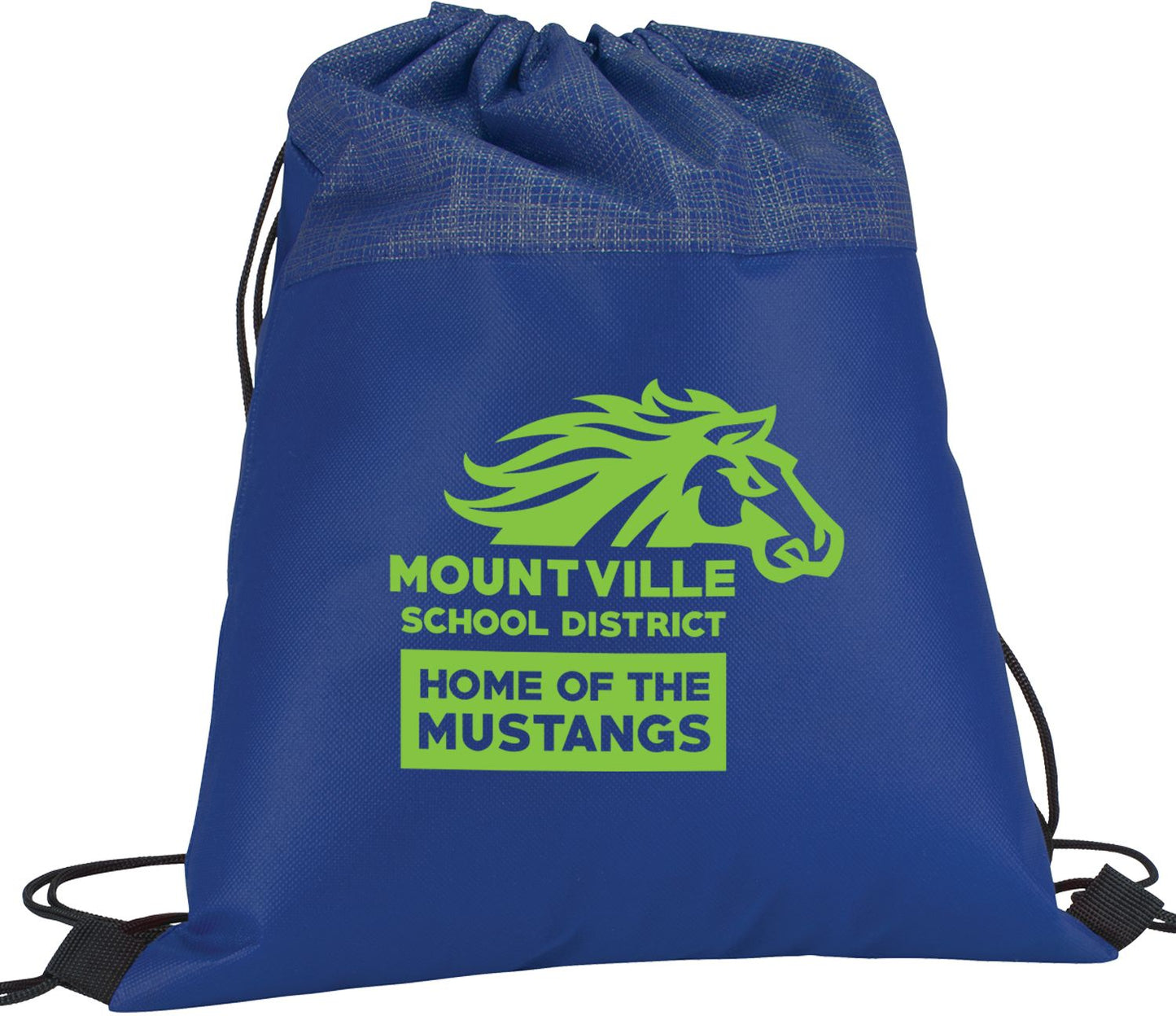 SILVER TONE DRAWSTRING BAG