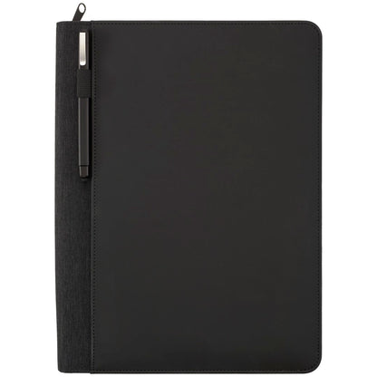 FSC® Mix Vienna Heathered Zippered Padfolio