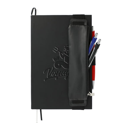 Front View of Black 5.5" x 8.5" FUNCTION Bulleting Notebook Bundle Set