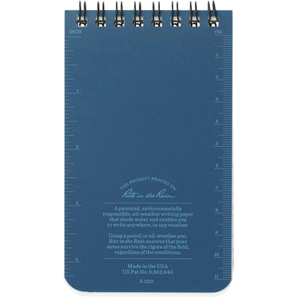 3” x 5” Rite in the Rain Top Spiral Notebook