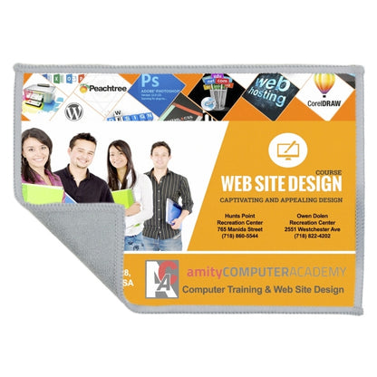 5”x 7” “Toucan R” Full Color Import Air Ship Microfiber Cloth & Screen Cleaner