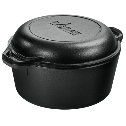 Lodge® 5 Qt Cast Iron Double Dutch Oven