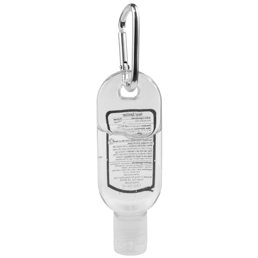 “SanGo L” 1.8 oz Hand Sanitizer Antibacterial Gel in Flip-Top Bottle with Carabiner(PhotoImage Full