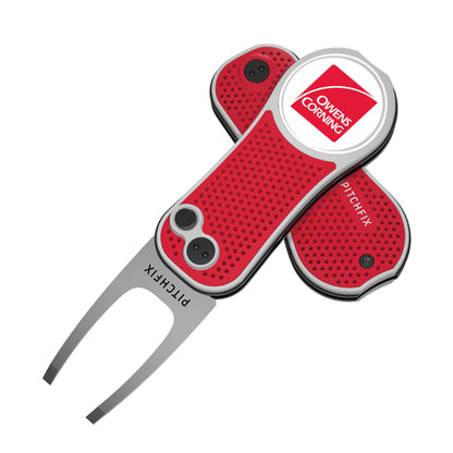 Pitchfix Hybrid Golf Divot Tool in Window Tin