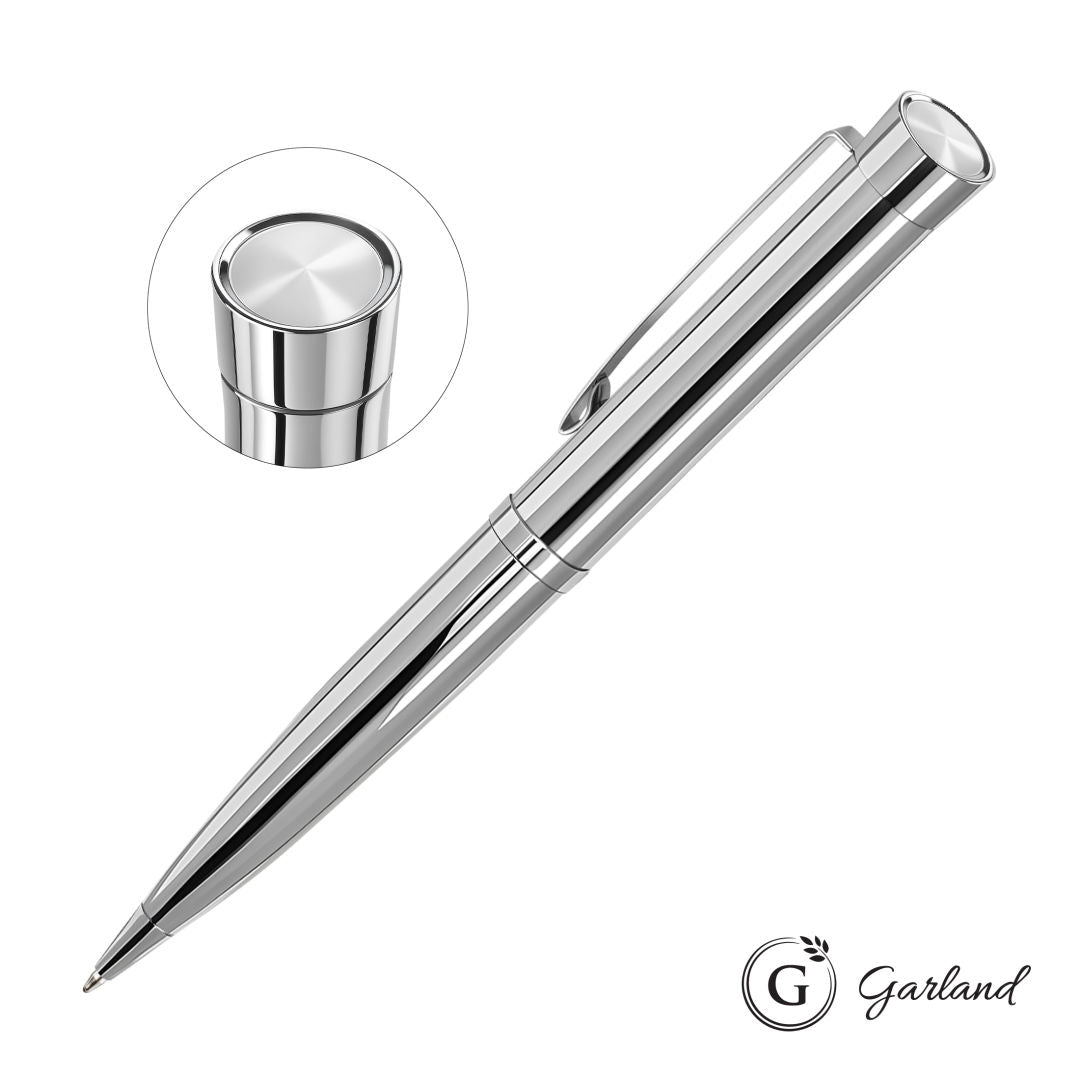 Garland® Executive Signature Custom Emblem Twist Pen-Chrome