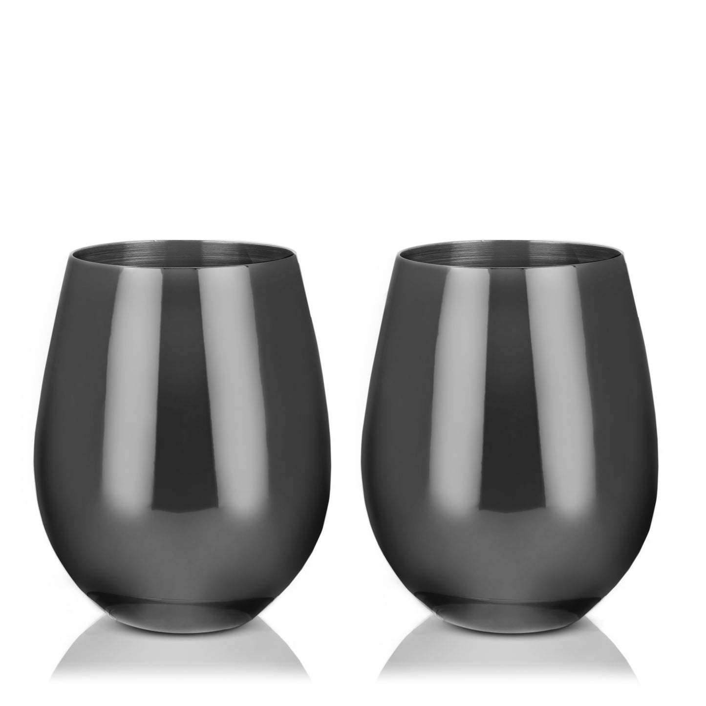 Viski® Stemless Metal Wine Tumbler