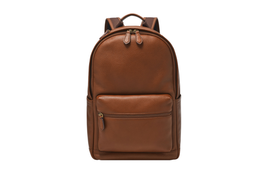 Fossil Buckner Leather Backpack - Medium Brown