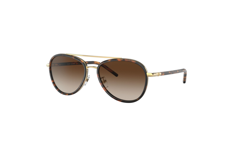 Tory Burch Women's Eleanor Pilot Sunglasses