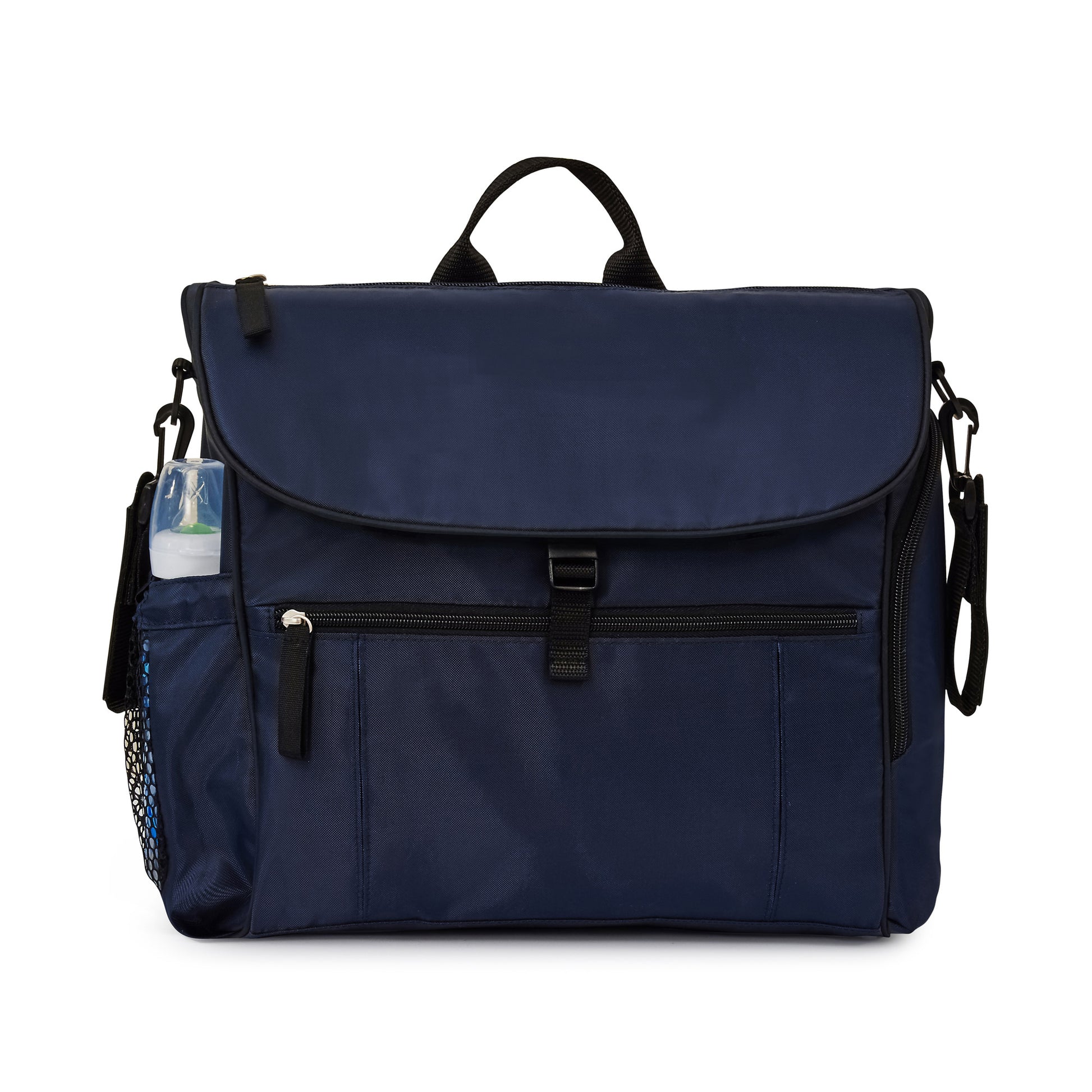 Navy Blue Uptown Convertible Diaper Bag Kit