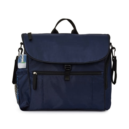 Navy Blue Uptown Convertible Diaper Bag Kit