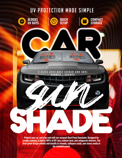 Dual Panel Car Shade