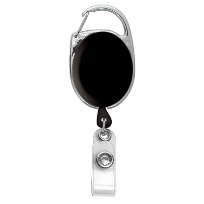 "Oberlin PI" 30” Cord PhotoImage ® Full Color Imprint* Retractable Carabiner Style Badge Reel and Ba