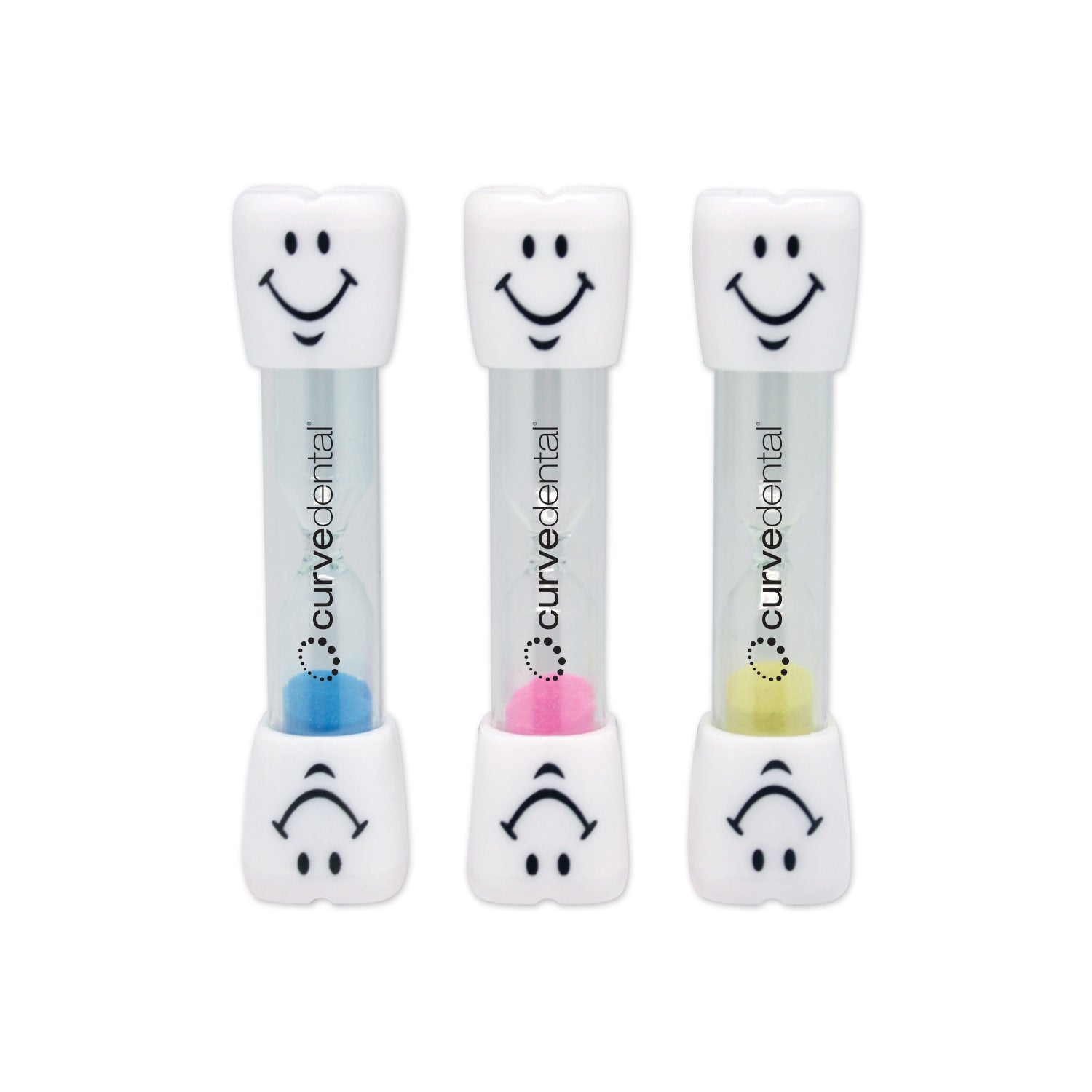 Assorted 3 Minute Smile Brushing Sand Timer
