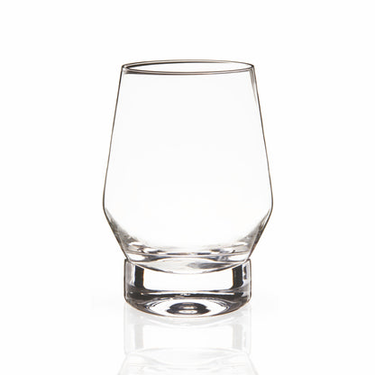 Viski® Raye Heavy Base Crystal Whiskey Glass