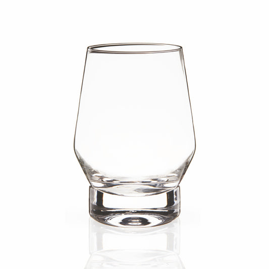 Viski® Raye Heavy Base Crystal Whiskey Glass