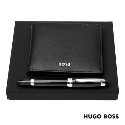 Hugo Boss® Rollerball Pen & Wallet Set