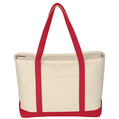 Large Starboard Cotton Canvas Tote Bag