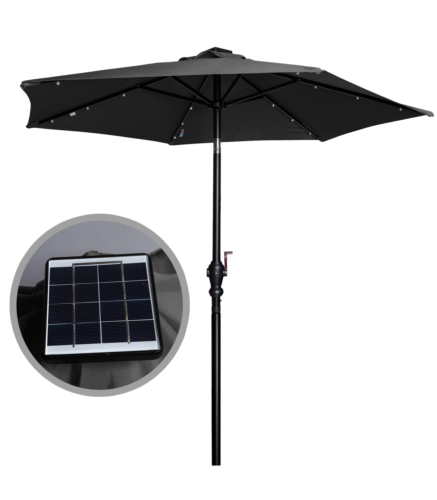 7' LED Market Umbrella