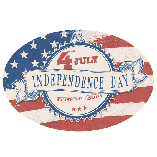 Oval Sticker - Bumper