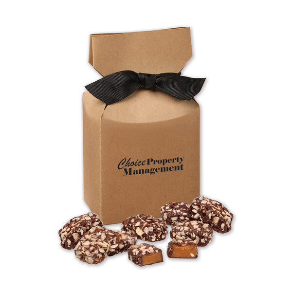 English Butter Toffee in Kraft Premium Delights Gift Box