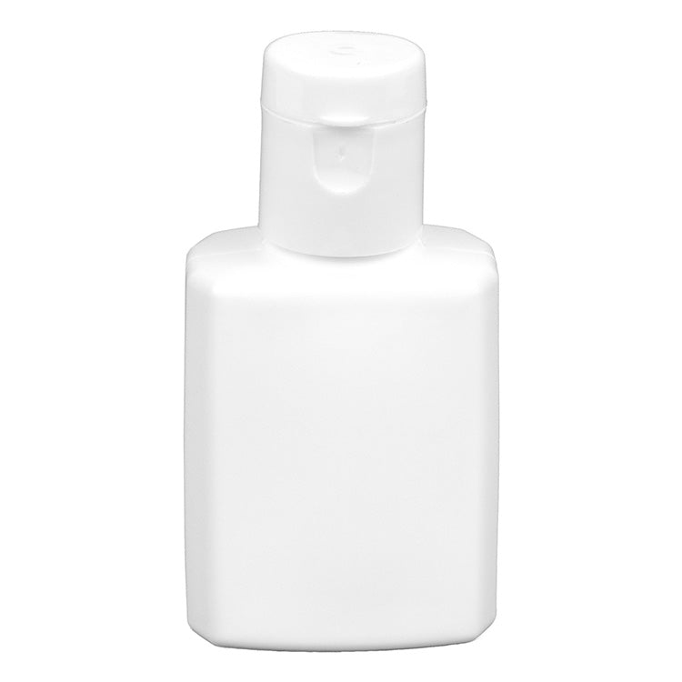 “SunFun” .5 oz Broad Spectrum SPF 30 Sunscreen Lotion In Solid White Flip-Top Squeeze Bottle (Spot C