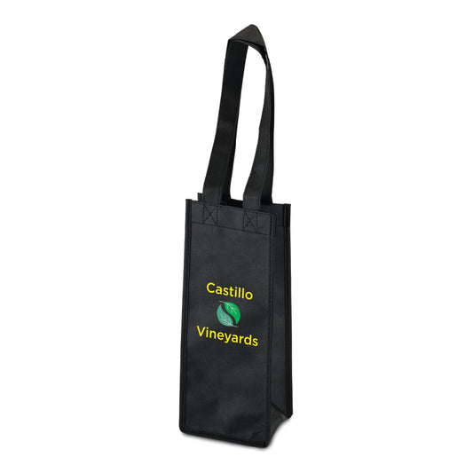 True® 1 Bottle Non-Woven Wine Tote