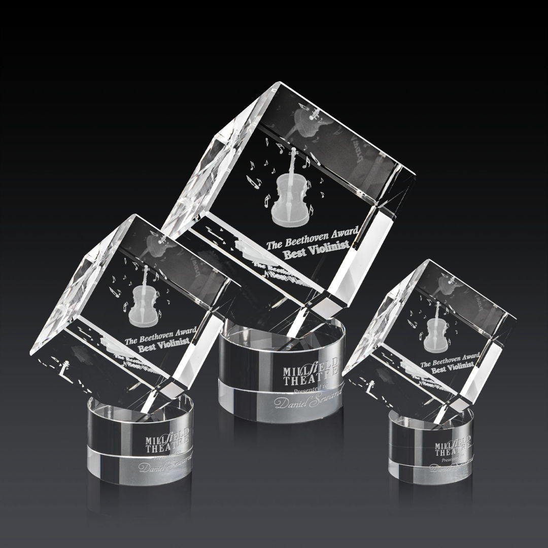 Burrill 3D Award on Marvel Base - Clear