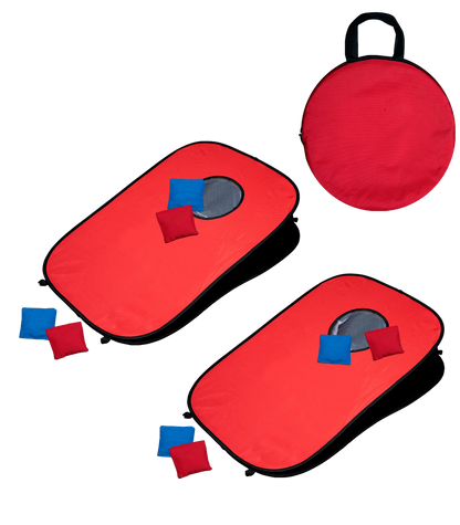 Portable Pop-Up Cornhole Game
