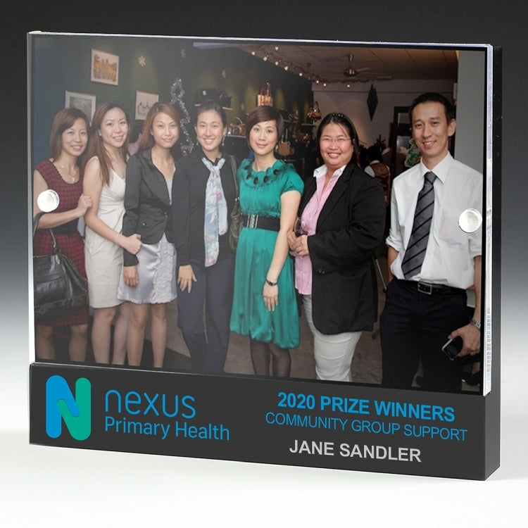 Screen Printed Acrylic Magnetic Frame (8"x 7"x 3/4")